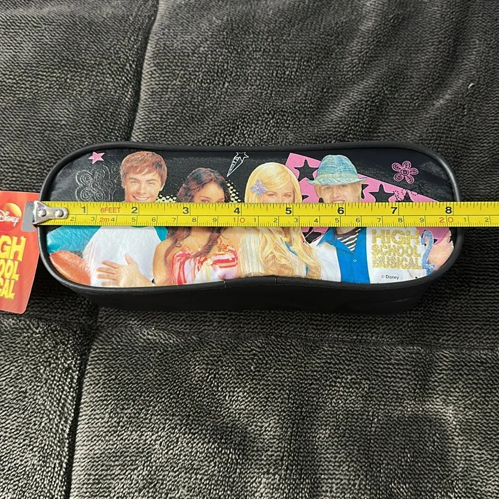NWT Y2K Disney High School Musical 2 Black Pencil Case